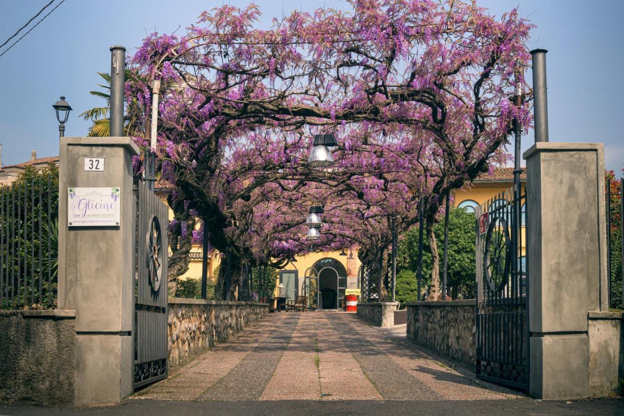 Il Glicine B&B Ristorante Cazzago San Martino Bagian luar foto